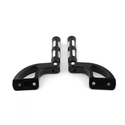 Black Passenger Footrest Peg Mount for Harley V-Rod VRSCA (2002-2006)