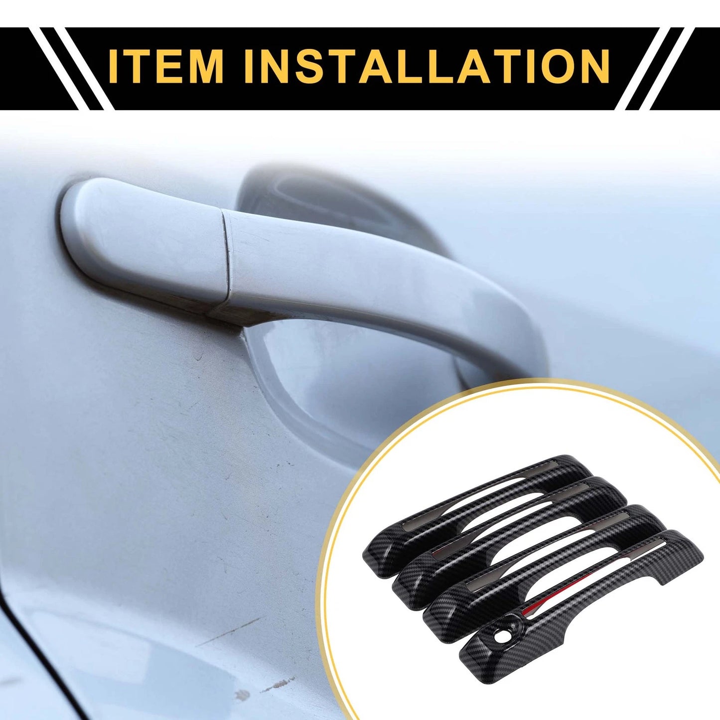 4 x Exterior Door Handle Covers for Ford Maverick (2022-2023)