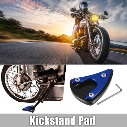 Set Kickstand Pad Side Stand for Vespa GTS300 Super Sport Blue