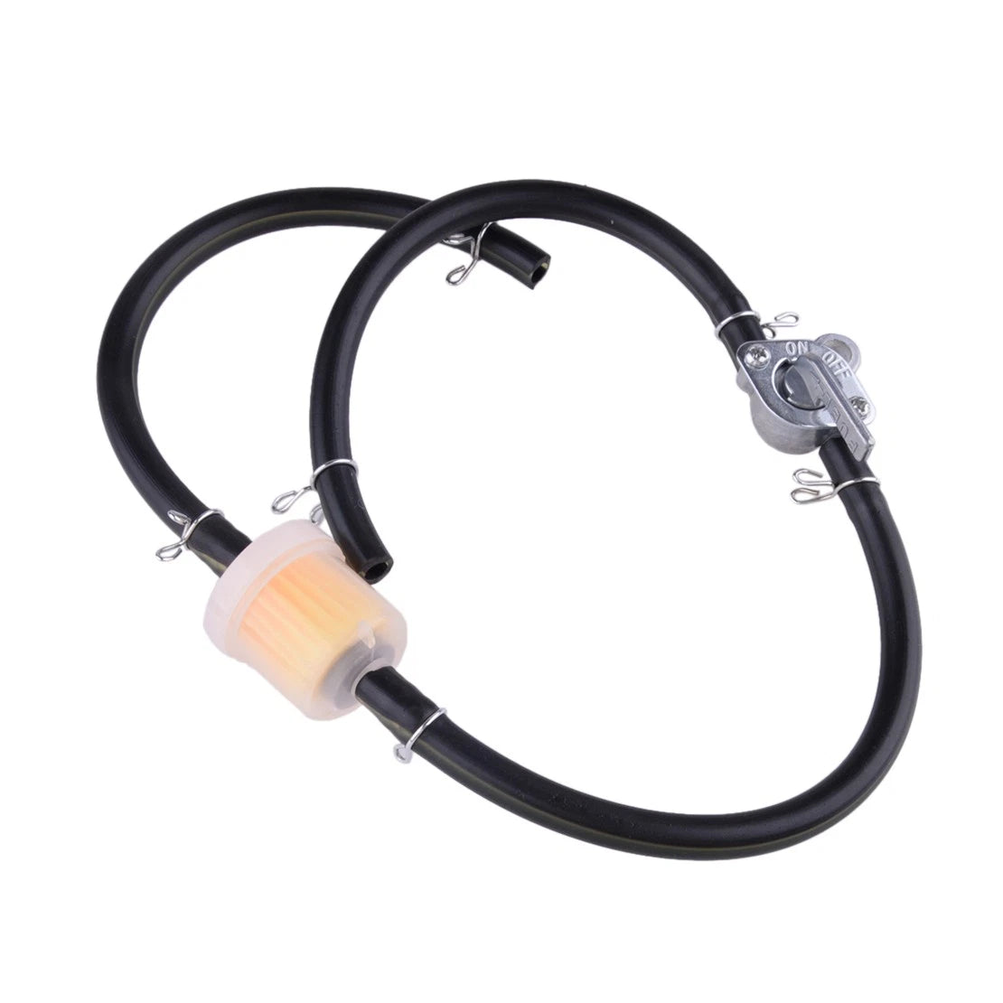 1x Motorcycle Fuel Tank Petcock Switch Valve 6MM Inline Tap for Universal Sk