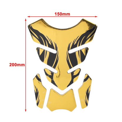 Motorcycle Tank Pad Gel Protector Fishbone Decal for Make & Model
