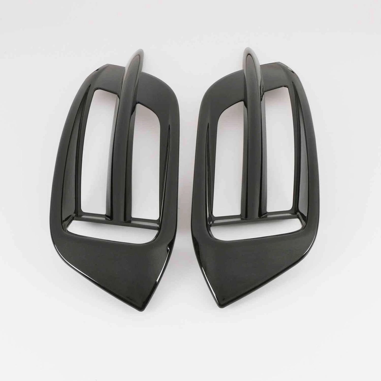 Rear Fog Light Lamp Cover Trim for 2016-2020 Honda Civic Glossy Black 2 x pcs