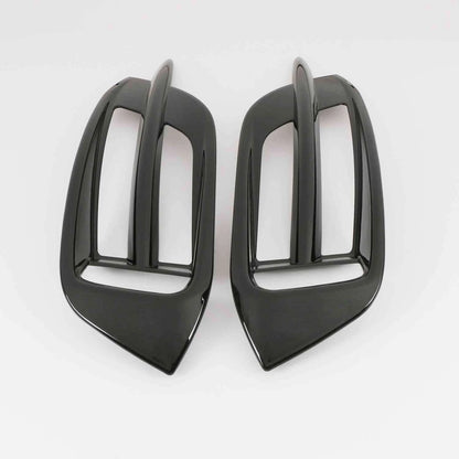 Rear Fog Light Lamp Cover Trim for 2016-2020 Honda Civic Glossy Black 2 x pcs