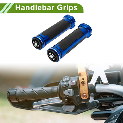 7/8" / 22mm / Hand Grips Cover for Motorcycle Rubber Blue