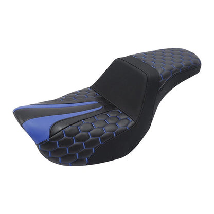 Rider Driver Passenger Seat for Harley Dyna Street Fat Bob FXDF (2006-2017)