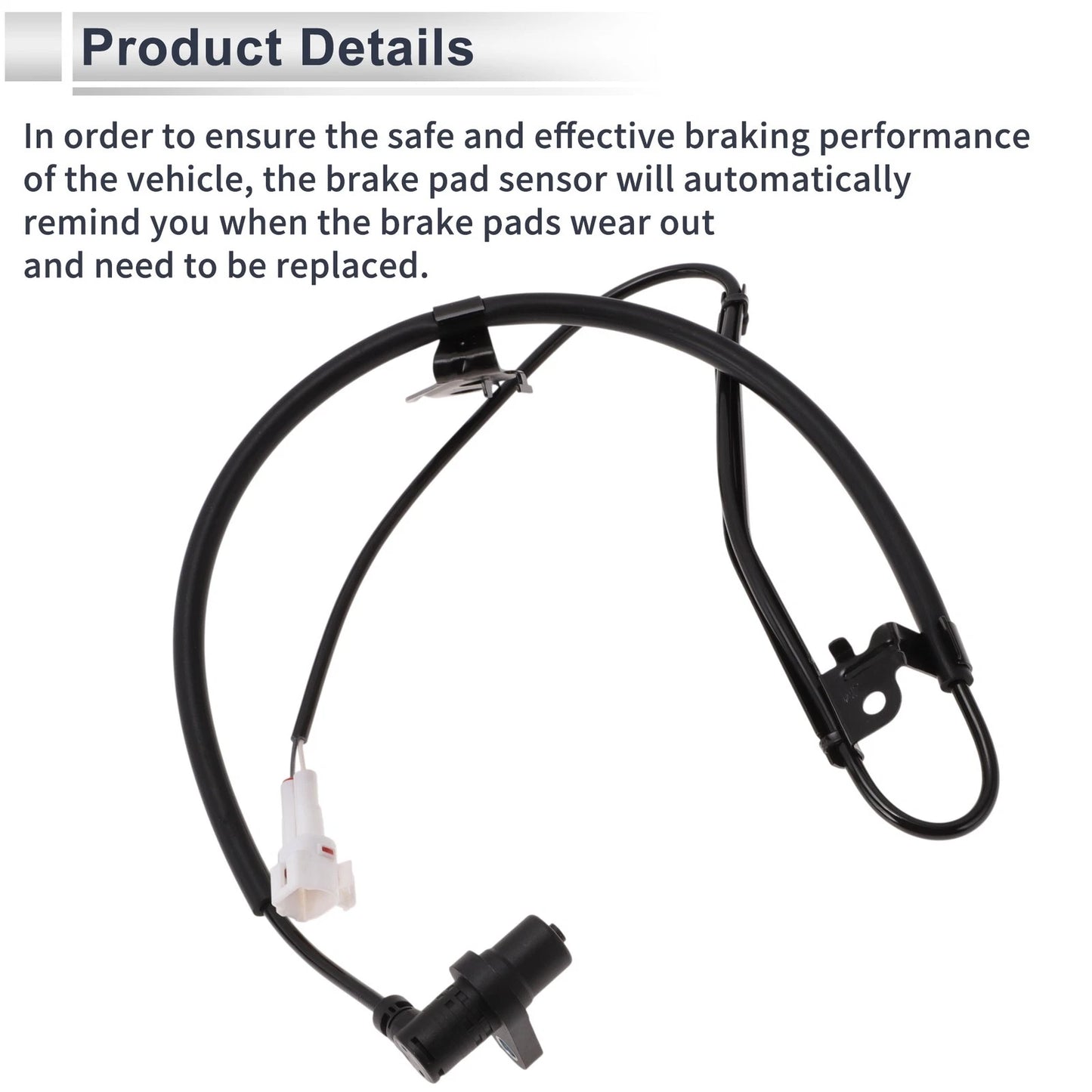 Front Wheel Brake Pad Wear Sensor for Toyota Prius (2010-2015)