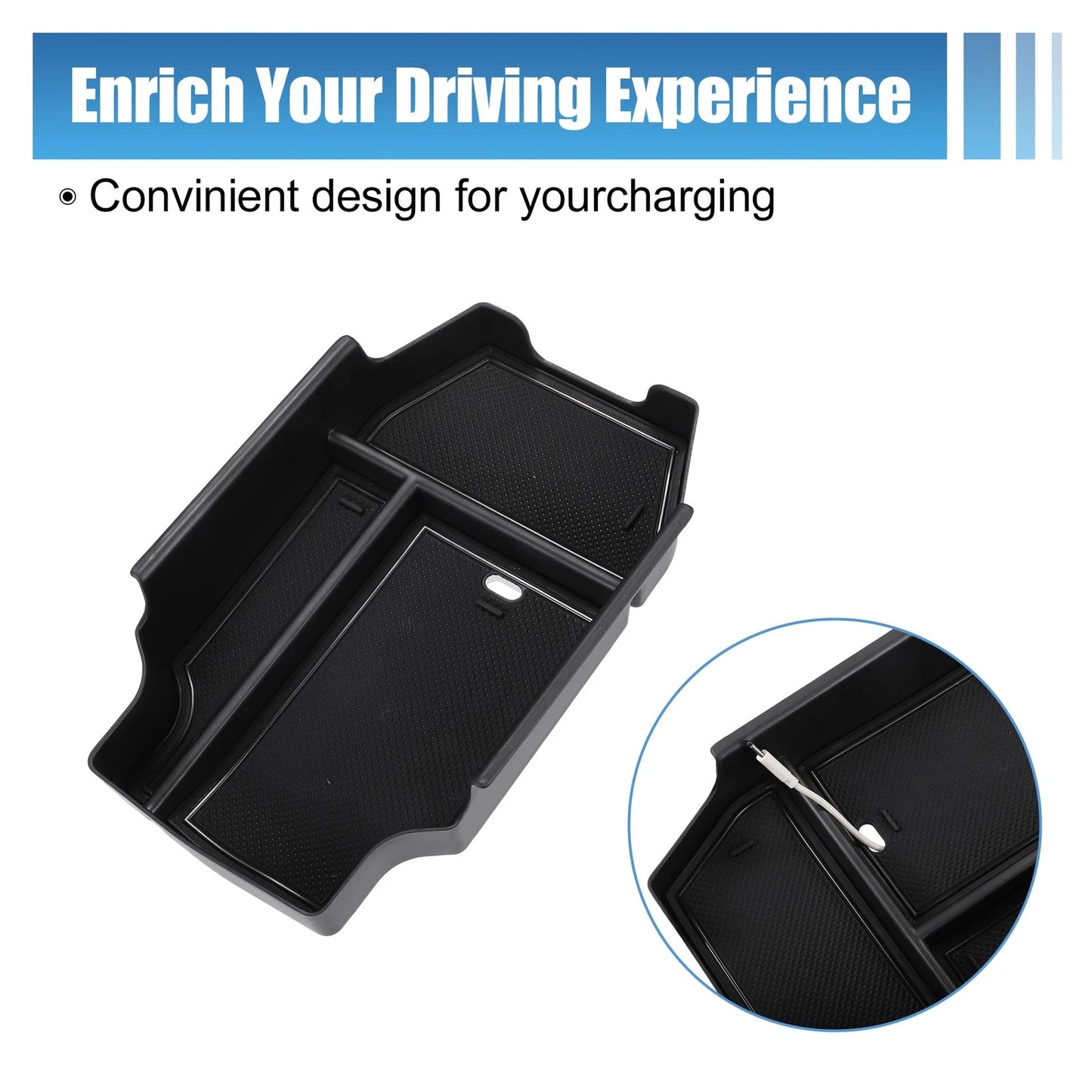 Car Center Console Organizer for Honda Accord LX/EX/Hybrid Sport/EX-L (2018-2023)