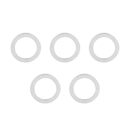 5 x M14 Silver Tone Oil Drain Plug Gaskets for Mazda (1990-2023)