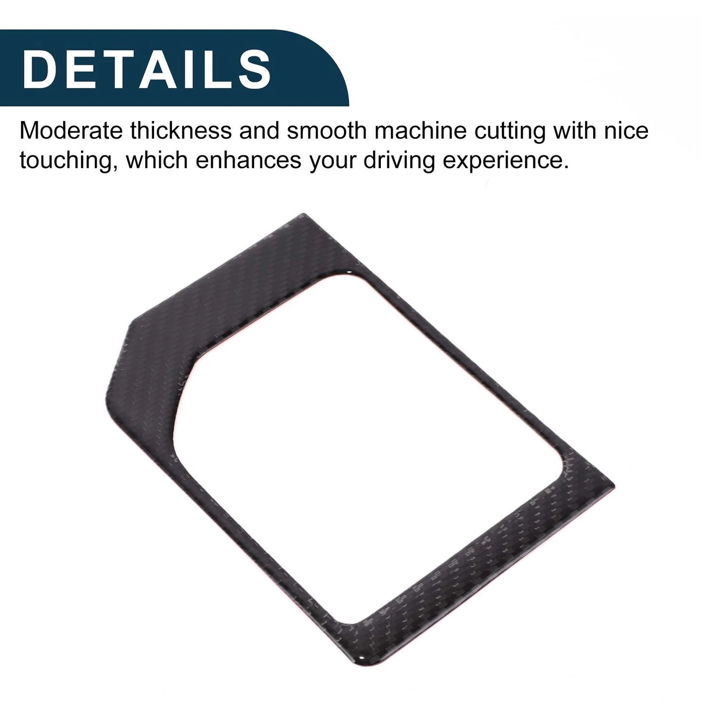 Car Gear Shift Box Panel Decal for Toyota Tundra (2014-2021) Black Carbon Fiber