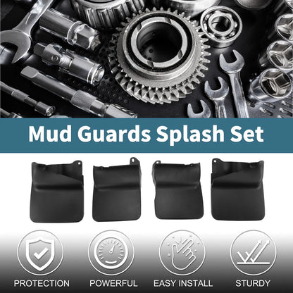 Mud Flaps Splash Guards for Toyota Land Cruiser Prado (1996–2002)