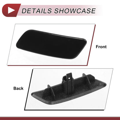 Front Left Washer Nozzle Cover for Lexus GS200t (2016-2019) - Black 1 Pc