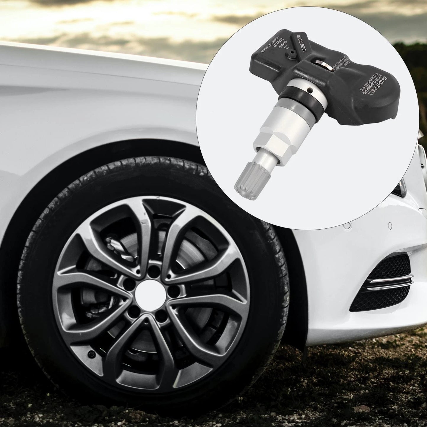 4 x 433MHz Tire Pressure Monitor Sensors for BMW 335i 328i 435i (2007-2016)