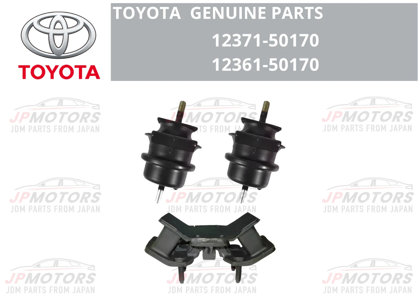 Engine Motor Mount & Transmission Mount for Toyota LS430 (2000-2006)