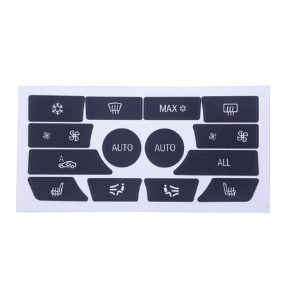 Dash Climate Control Panel Decal Kit for BMW 5 Series (2001-2006)