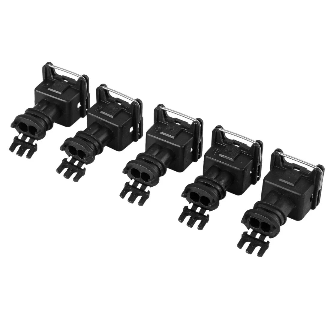 5x Fuel Injector Plug Connectors for Bosch Jetronic EV1 Injectors