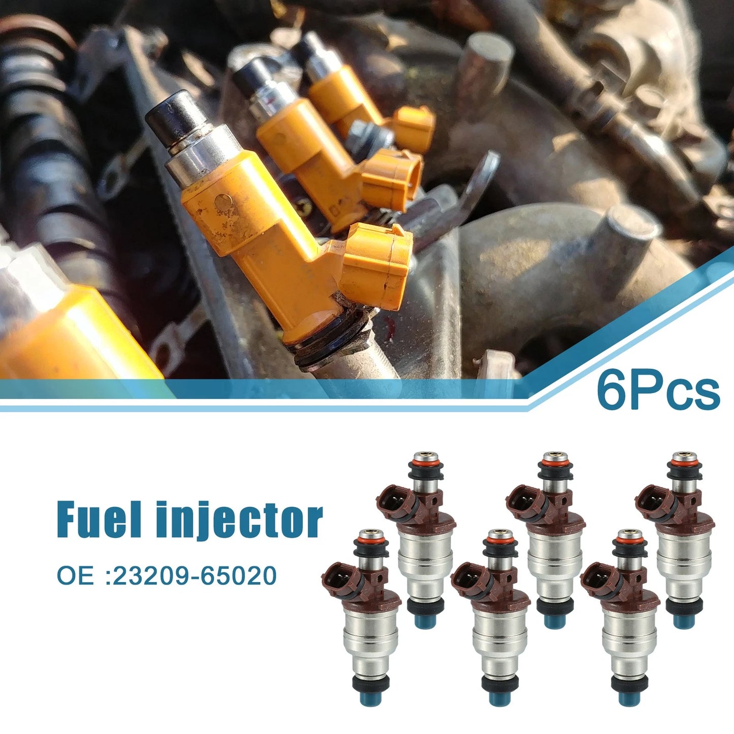 Fuel Injector 6 x for Toyota 4Runner SR5 (89–95)