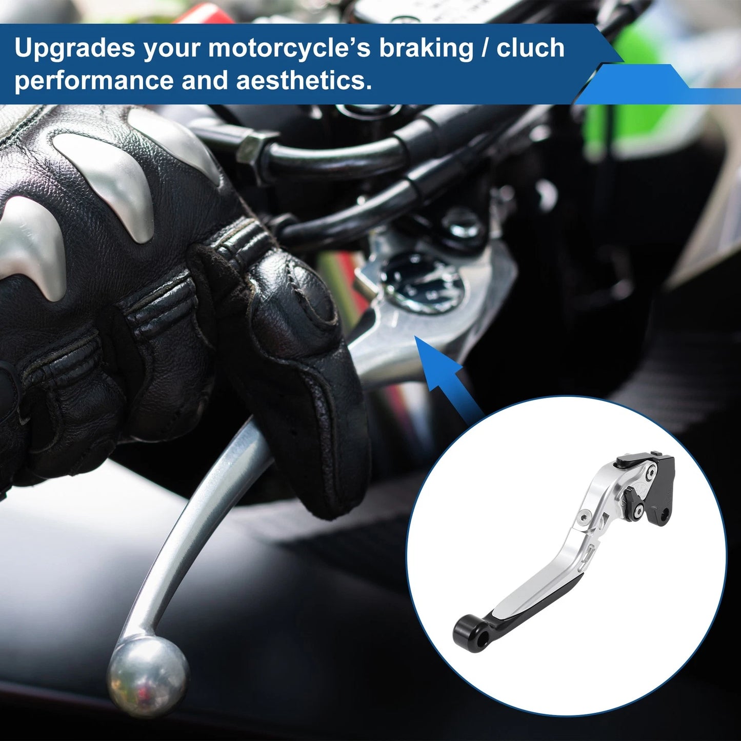 Pair Adjustable Short Long Brake Clutch Lever for Yamaha WR125X (2009–2015)