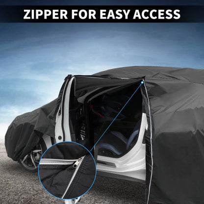 Waterproof Car Cover with Driver Door Zipper for Honda Accord (2018-2023)