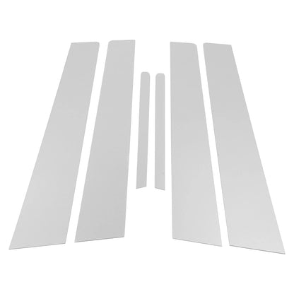 6 Pcs Chrome Silver Door Pillar Trim for Kia Forte K3 (2014-2018)