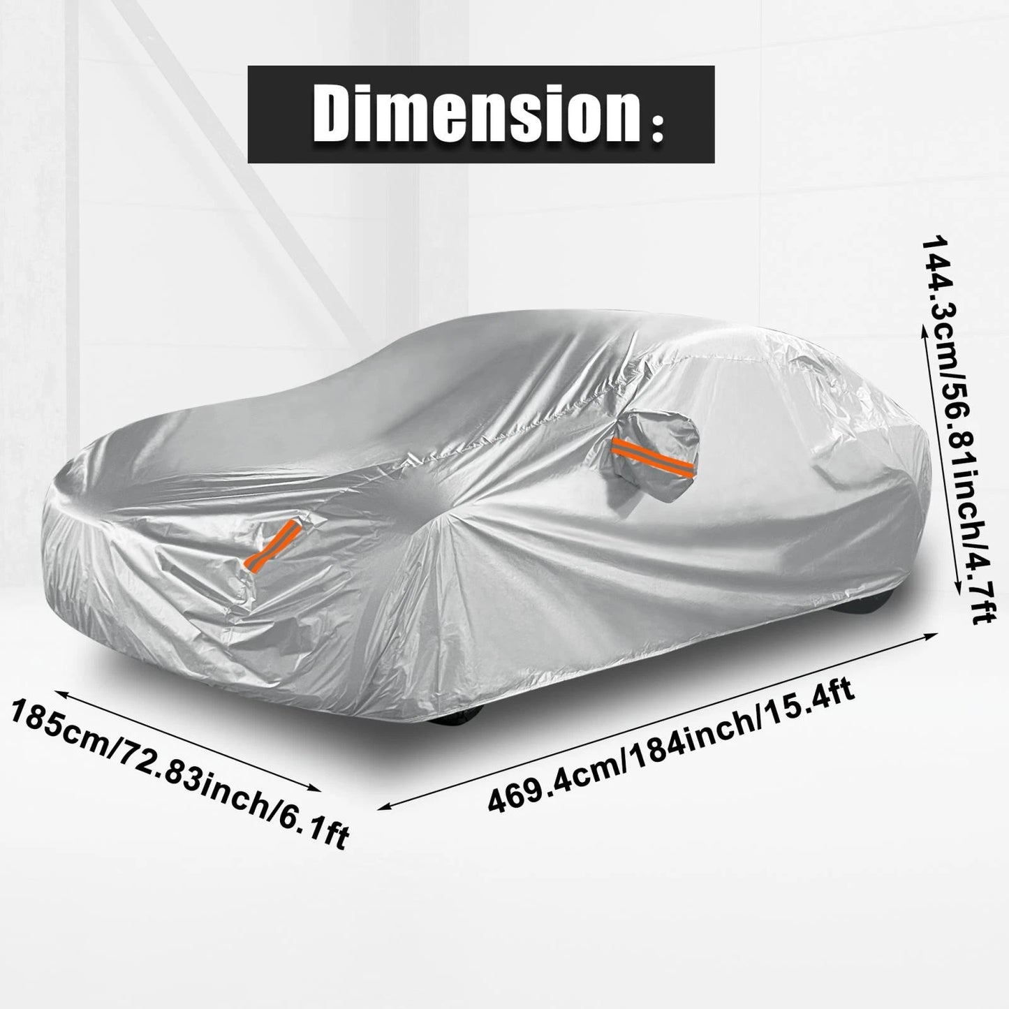 Car Cover for Tesla Model 3 Waterproof Outdoor Dust Rain (2017-2022)