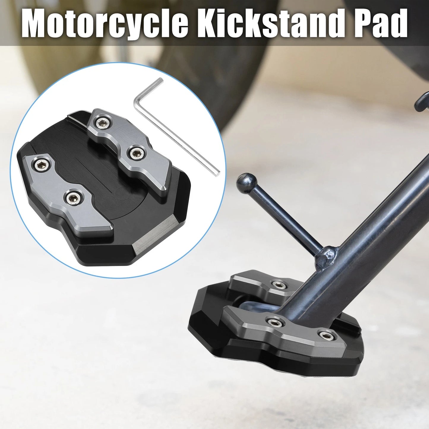 Aluminum Kickstand Pad for Honda ADV-160 (2022–2023)