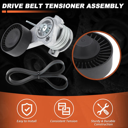 Serpentine Belt Tensioner w/Idler Pulley for BMW X3 X5 Z4 128i 325i (2006-2013)