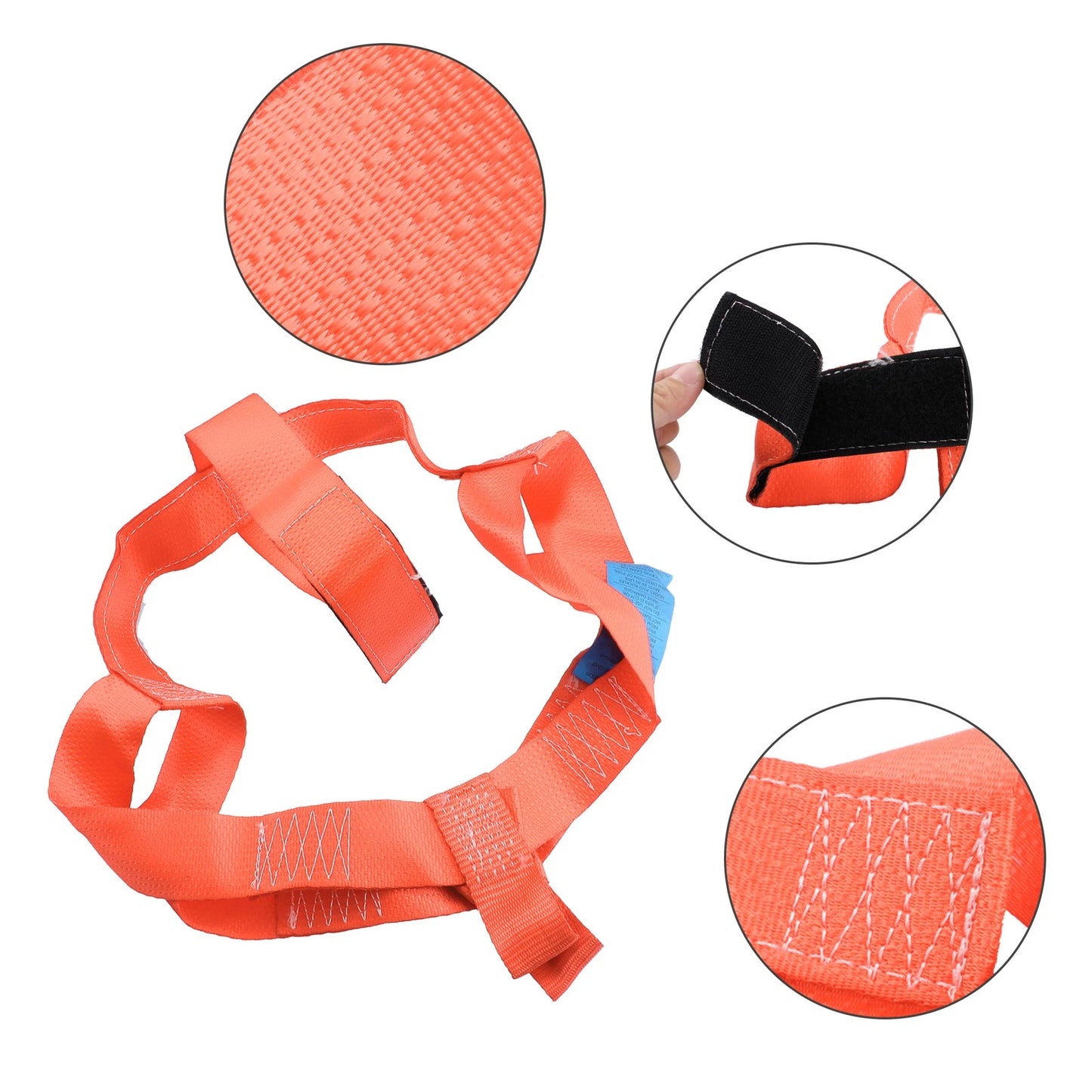 1 x Rear Wheel Transport Tie Down Strap for Motorcycle Universal Nylon Orange
