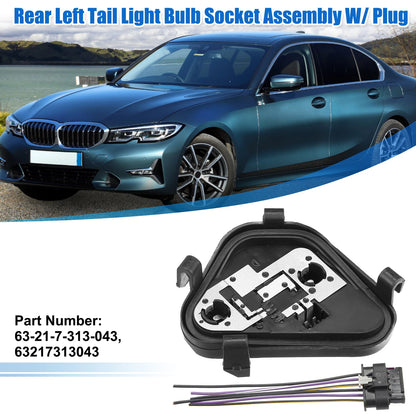 Rear Left Tail Light Lamp Socket for BMW (2012-2018)