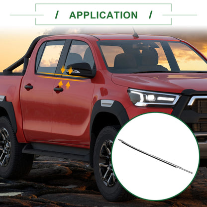 1pc Front Left Weatherstrip Window Seal for Toyota Hilux (2015–2024)