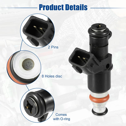 Fuel Injector Nozzle for Honda Accord 2003-2007 (2 x) Black