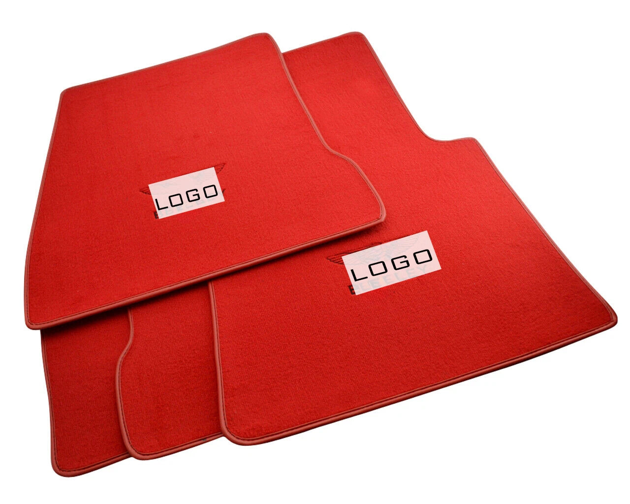 Custom Red Carpet Floor Mats for Bentley Mulsanne (2010-2020)