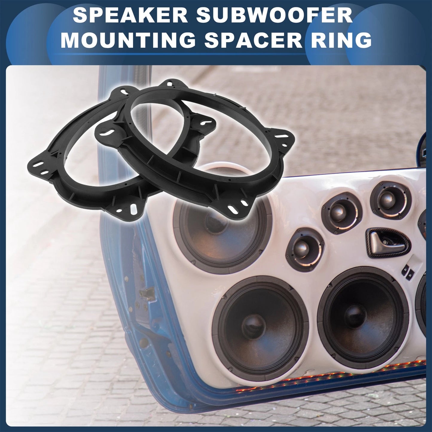 2 x Speaker Spacer Ring Tweeter & Adaptor for Toyota 6x9