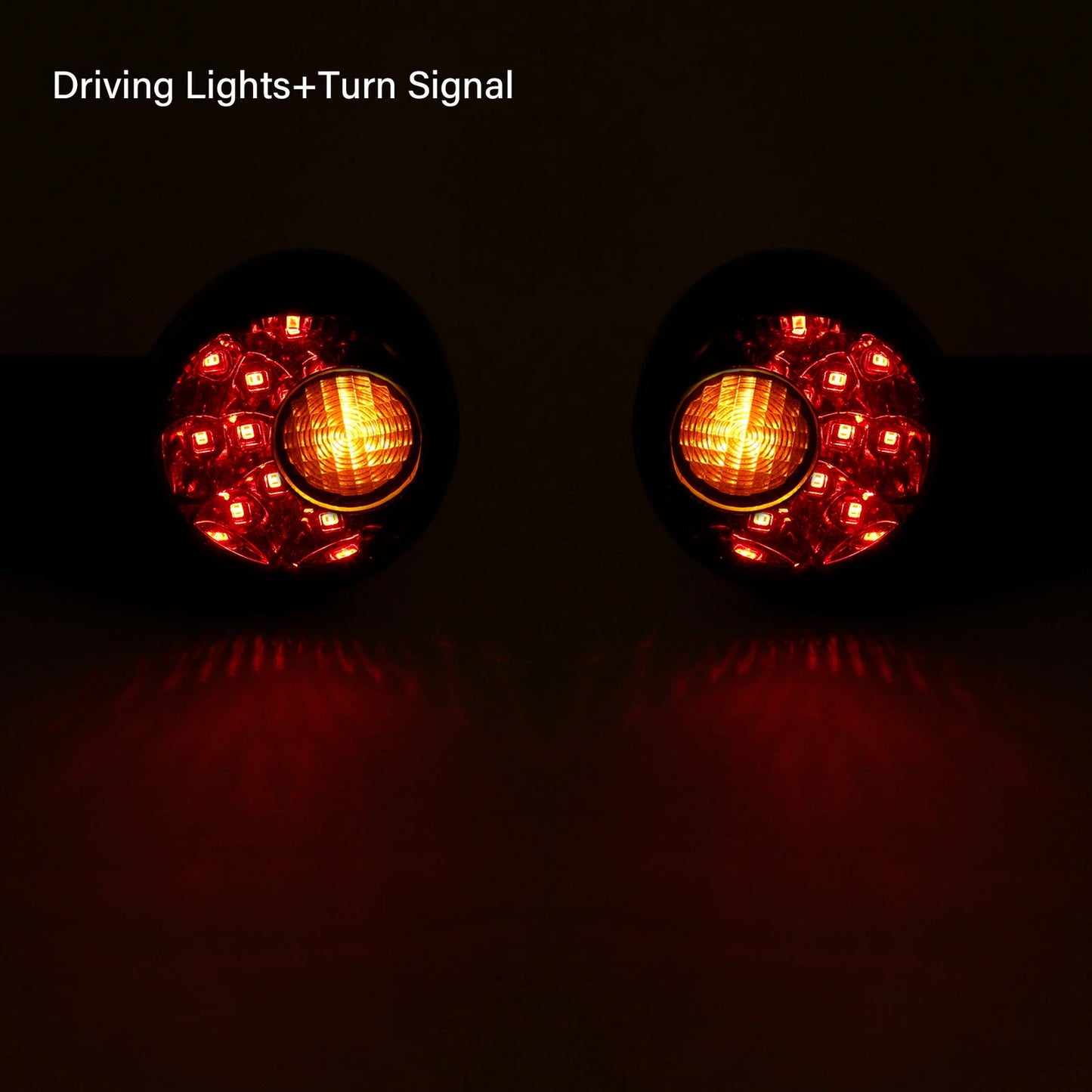 LED Amber Rear Turn Signals for Harley Sportster 883 1200 48 (1992-2022)
