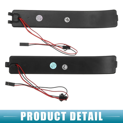 Yellow White Side Mirror Turn Signal Lights for Ford (2009-2014)