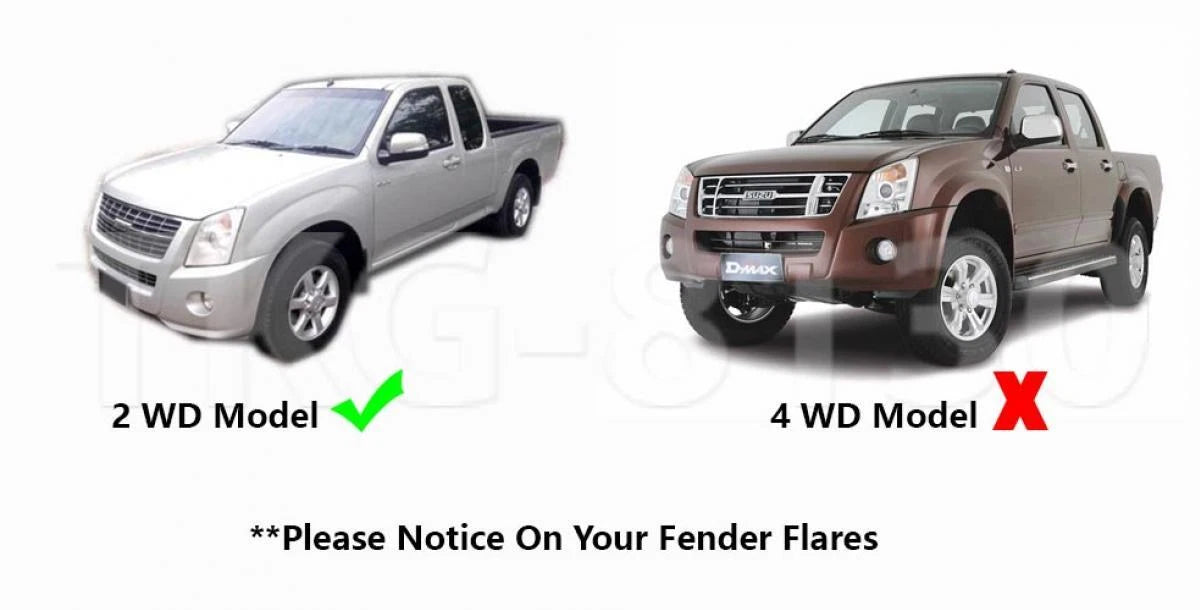 Mud Flap for Isuzu D-Max Dmax (2WD) (2003-2011)