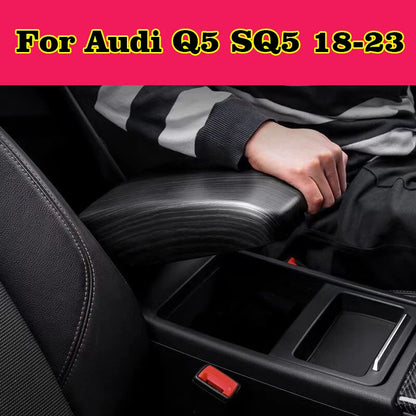 Center Console Armrest Box Cover Trim for Audi Q5 (2018–2023)