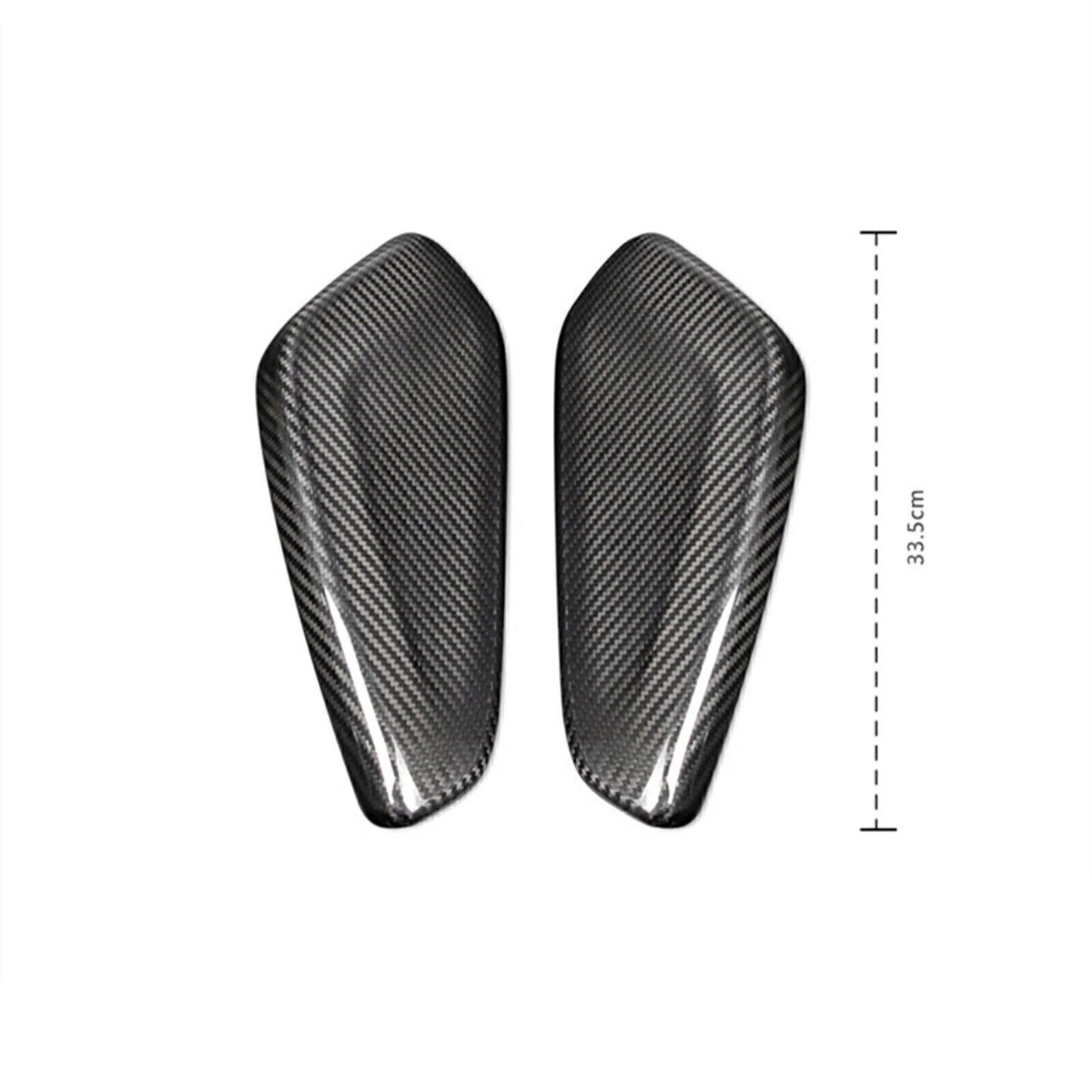 2 x Carbon Fiber Center Console Side Covers for Chevrolet Camaro (2016-2024)