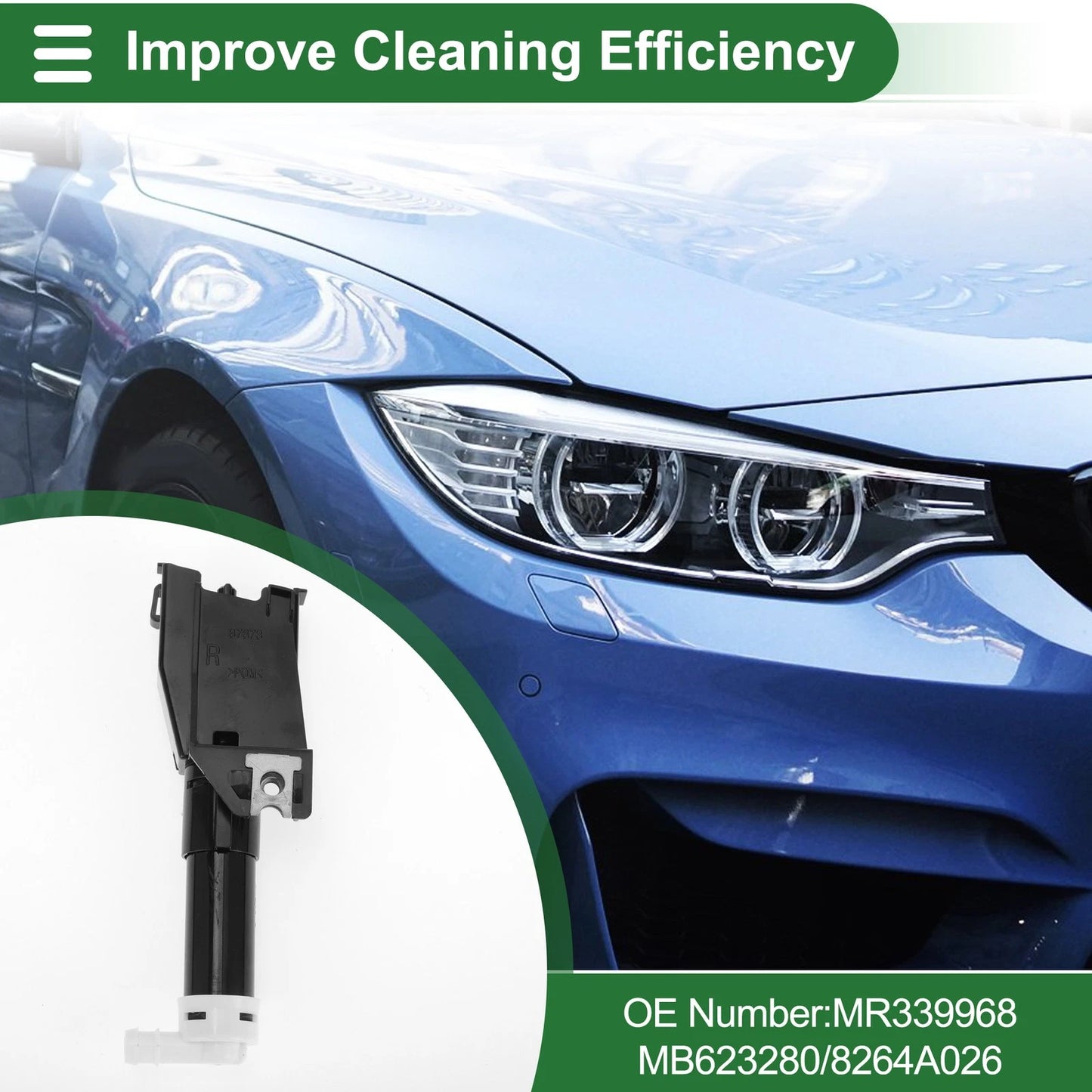 Headlight Washer Nozzle for Mitsubishi Pajero (2000-2006)