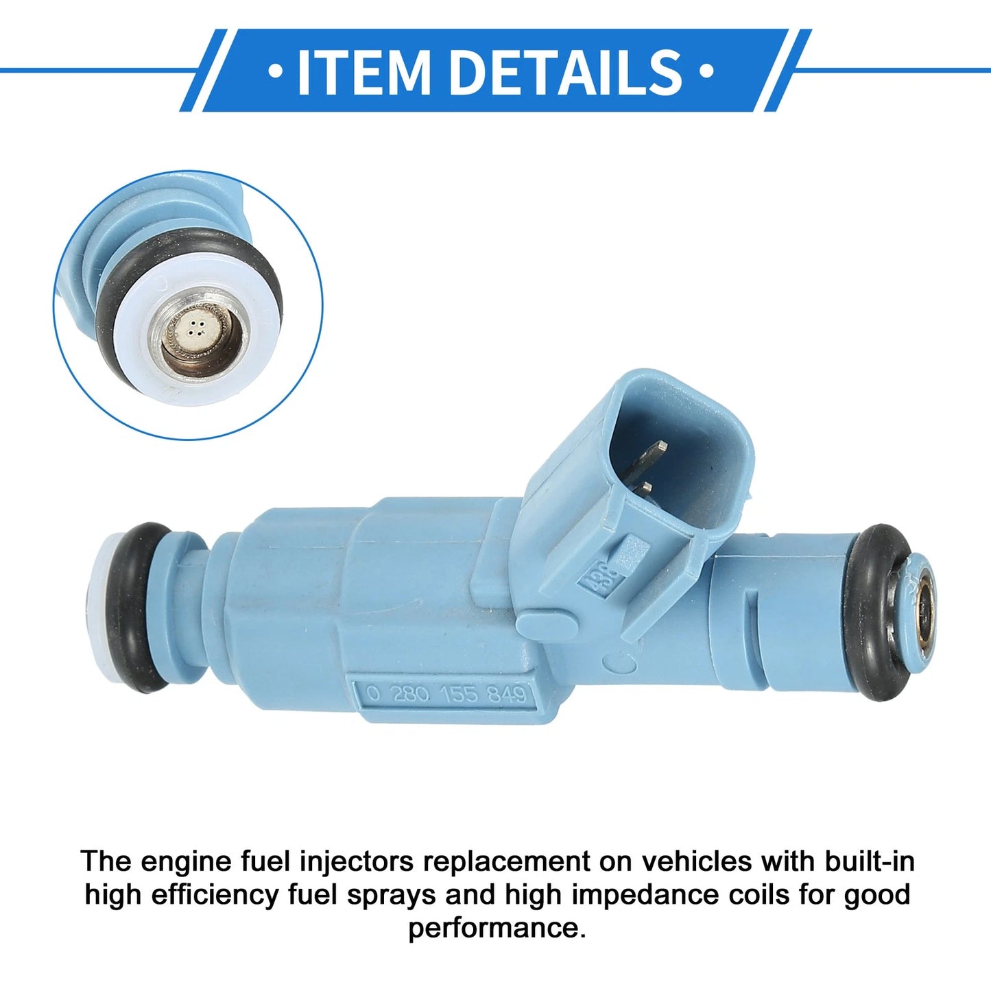 Fuel injector 4.7L for Dodge Ram 1500 (2002-2007)