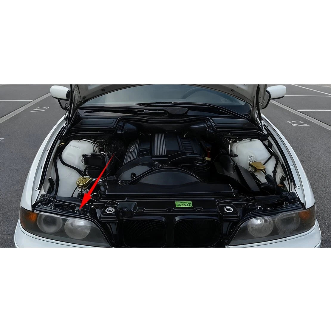 Right Front Headlight Gasket Cover for BMW 5-Series E39 (1996-2003)