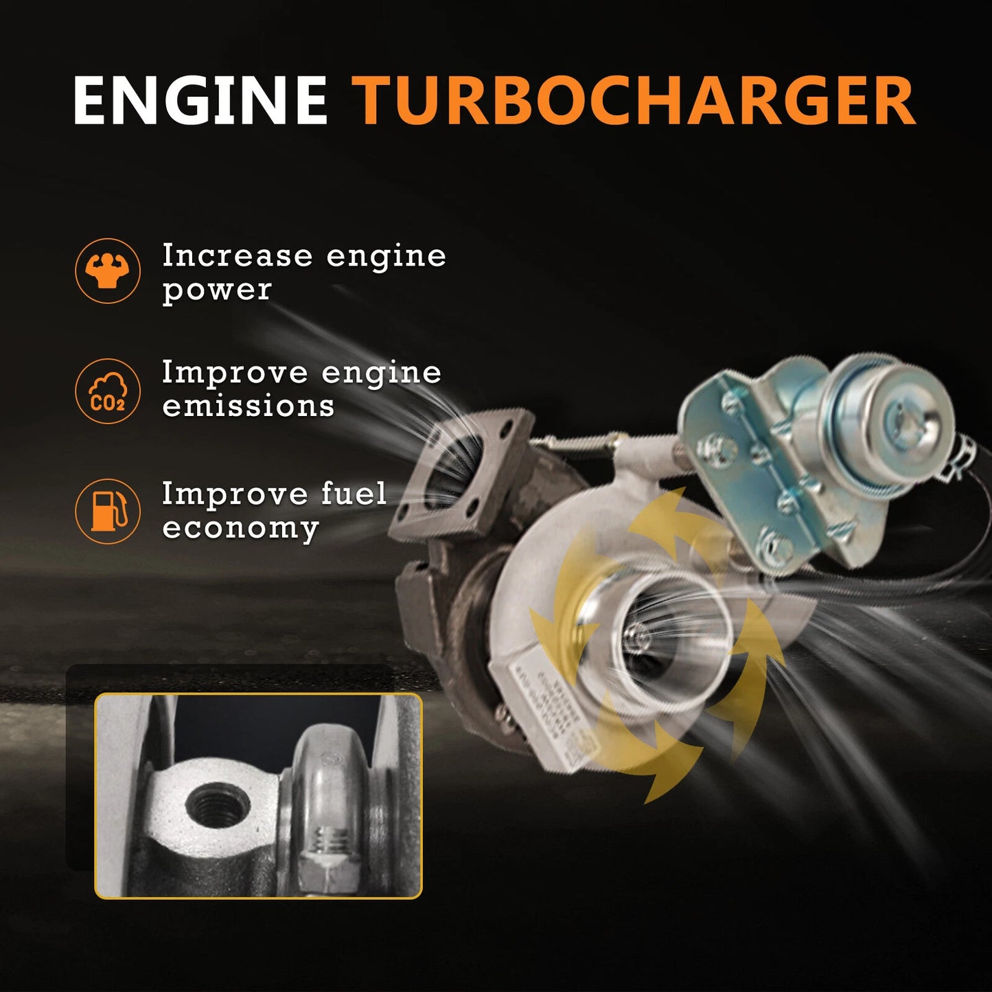 HX25W Turbocharger for New Holland S8000 BS3 TTF 4 CYL