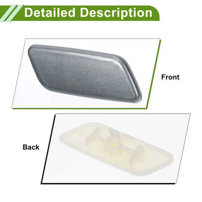 Front Right Washer Nozzle Cover for Toyota Prado (2012-2015) Gray