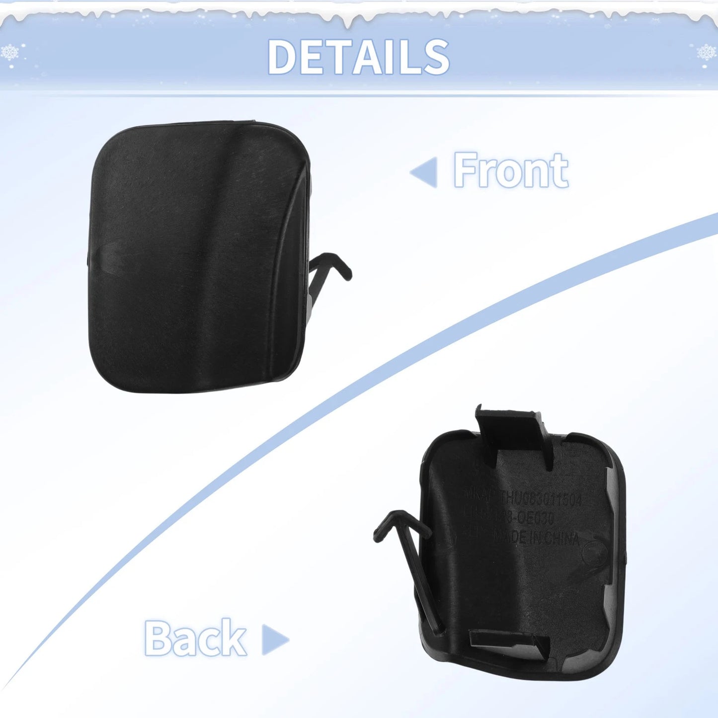 Left Front Tow Hook Cover for Toyota Highlander (2014-2016)