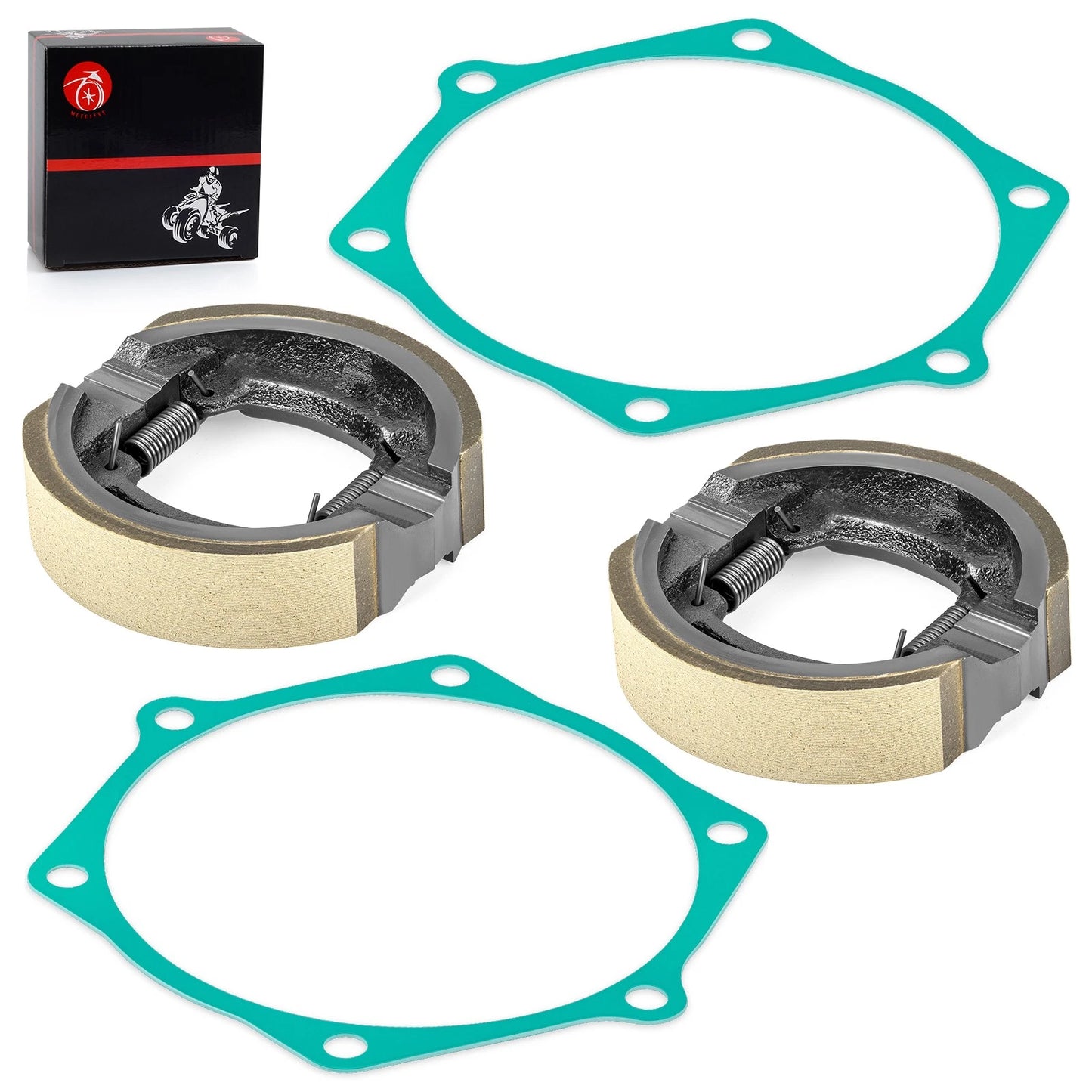 4x Brake Shoes Springs Gasket Kit for John Deere 650 670 Tractor (1960–1968)