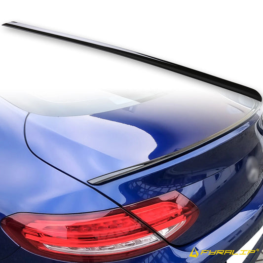040 Black Boot Lip Spoiler for Mercedes-Benz W205 Coupe (2015-2020)