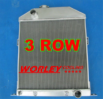 3 Row Aluminum Radiator for 1942-1948 Ford Mercury Cars (1942-1948)