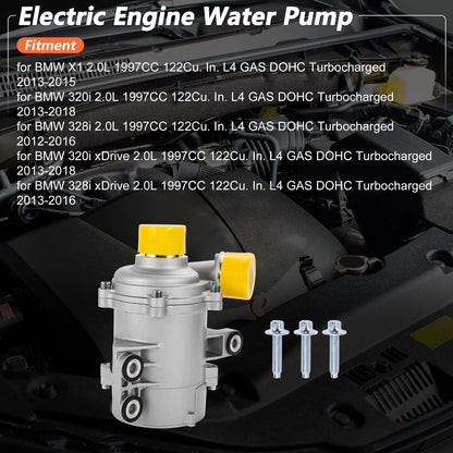 Electric Engine Water Pump for BMW X1 2.0L (2016-2023)