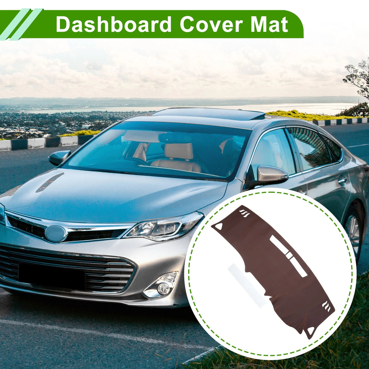 Dashboard Cover Mat Carpet Brown for Chevrolet Equinox (2018 - 2019)