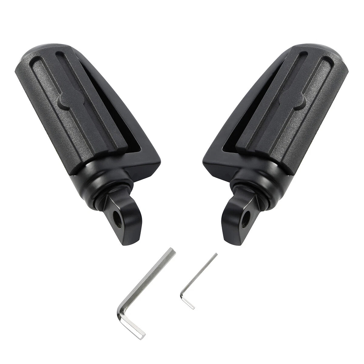 Footrest Pegs 10mm Matte Black for Harley XL883 1200 Sportster Street Glide