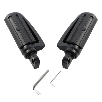 Footrest Pegs 10mm Matte Black for Harley XL883 1200 Sportster Street Glide